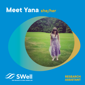 The SWell Lab is thrilled to have Yana Svatko join the team!