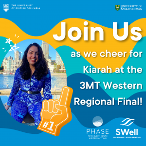 🌟 Exciting Announcement! 🌟 Grad student, Kiarah, competed in the Western Regional Final of the prestigious 3MT competition!